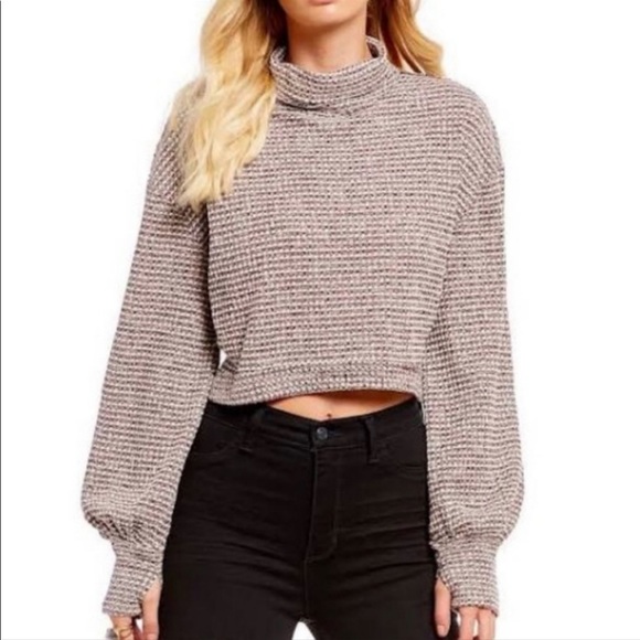 Free People Turtleneck Waffle Knit✨ - Picture 4 of 13